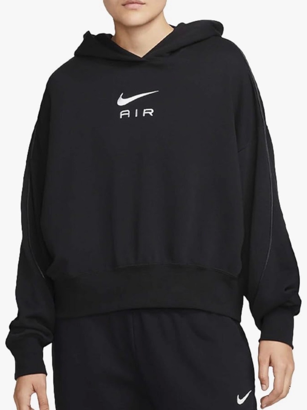 Nike Air fleece hoodie in black